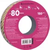 A roll of disposable abrasive tape for nail files, with packaging information and branding. Voir les images du produit
