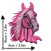 Aufnäher - Pferd - pink-rosa - Patch Produktbild-Vorschau 4