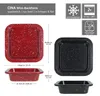 4er Set Cina Backform quadratisch 12x12cm Airfryer Backofen Produktbild-Vorschau 8