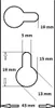 Lochwand, L493 x B456 mm, Anthrazitgrau (RAL 7016) Produktbild-Vorschau 9