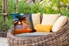 MuchoWow® Outdoor Kissen - Palme - Sonnenuntergang - Produktbild-Vorschau 3