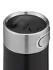 Close-up of the top of a black and silver travel mug. Anteprima dell’immagine prodotto
