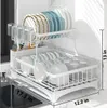 (Bílá) Dvoupatrový odkapávač s odkapávací deskou, odkapávač Náhled obrázku produktu 1