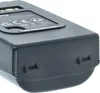 A close-up view of a black battery pack, showing some text and logos on its surface. Produktbild-Vorschau
