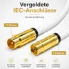8 m Antennenkabel für TV Kabelfernsehen HD 4K 135dB Koaxial Produktbild-Vorschau 5