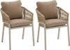 2er-set gartensessel "oriengo" beige & ton aluminium Produktbild-Vorschau 1