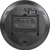 The back of a black round clock is shown. Anteprima dell’immagine prodotto
