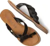Lazamani Avi Damen Leder-Zehentrenner Black Größe 40 Produktbild-Vorschau 3