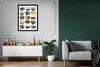 MuchoWow® Gerahmtes Poster Abstrakt - Kaffeetassen - Produktbild-Vorschau 6