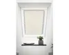 A skylight window with a beige roller blind installed. Náhled obrázku produktu