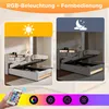 MODFU Boxspringbetten Polsterbett 90x200cm, Einzelbett Produktbild-Vorschau 6