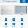 SONNI 100 x 70 x 3,5 cm białe kwadratowe lustro ubraniowe z Podgląd zdjęcia produktu 6