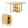 Esstisch, Klapptisch(149,5x80x73,5cm)Esszimmertisch, Produktbild-Vorschau 6