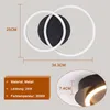 ZMH LED Lampada da soffitto Lampada da soffitto nera 2 Anteprima dell’immagine prodotto 2