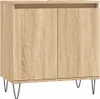 vidaXL Koupelnová skříňka Sonoma Oak 58x33x60 cm Materiál Náhled obrázku produktu 1