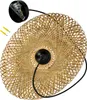 BRUGIA S malá závěsná stropní lampa boho styl E27 bambusová Náhled obrázku produktu 6
