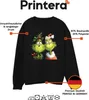 Grinch Weihnachten lustig Paar Kranz Holly Santa Hut Retro Produktbild-Vorschau 4