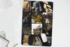 MuchoWow® Mauspad Mousepad Collage - Gold - Kunst - Blumen Produktbild-Vorschau 5