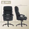 Chefsessel Ergonomisch Bürostuhl bis 200 kg mit Samtoptik, Produktbild-Vorschau 3