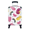 MuchoWow® Koffer Handgepäck Trolley Rollkoffer Kleine Produktbild-Vorschau 1