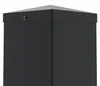 Set mit 2 CARMO Eisenpfosten 15x15cm H.185cm schwarz Produktbild-Vorschau 3