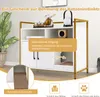 COSTWAY Cat Cabinet Litter Box s dvojitými dverami a Náhľad obrázku produktu 4