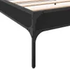 Rám postele černý 90x200 cm materiál na bázi dřeva a kovu Náhled obrázku produktu 6