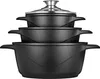 Smile MGK-18 Suppentopf Schwarz Aluminium Produktbild-Vorschau 1