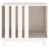 vidaXL Dog House White 70x50x62 cm Masivní borovicové dřevo Náhled obrázku produktu 3