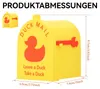 2 Stück Magnetischer Mini Enten Briefkasten Deko Kunststoff Produktbild-Vorschau 7