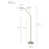 Steinhauer Stehleuchte Biron 1-flammig Silber Matt 45x25cm Produktbild-Vorschau 13