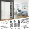 SLID'UP 110 Schiebetürbeschlag mit Schiene 200 cm, für 3 Produktbild-Vorschau 2