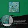 Coloray Uhr auf Leinwand 30x30 cm Wand Uhr Dekoration Produktbild-Vorschau 5