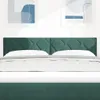 vidaXL Testiera verde scuro 160 cm velluto Anteprima dell’immagine prodotto 3