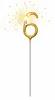 Wunderkerze 15 cm | Gold Zahl: 6 Produktbild-Vorschau 2