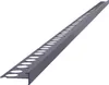 A long, narrow, gray metal profile with many circular holes along its length, shown against a white background. Anteprima dell’immagine prodotto