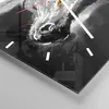 Wanduhr - Quadrat - Glasuhr - Pferd Natur Tier - 30x30cm - Produktbild-Vorschau 5