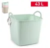 Plasticforte Eimer/Waschekorb - flexibel - hellgrun - 43 l Produktbild-Vorschau 2
