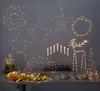Gwiazda wisząca chrom Led LINE 38 cm Podgląd zdjęcia produktu 7