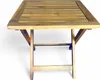 Akazienholz Gartenklapptisch Beistelltisch 46 cm Produktbild-Vorschau 7