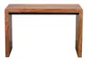 A wooden desk on a white background. Produktbild-Vorschau