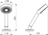 Hansa 04099140 Handbrausegarnitur HANSABASICJET 0409 Produktbild-Vorschau 2
