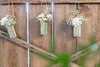 Dosen Metall mit Kordel zum Aufhängen 7x10cm gold 5er Set Produktbild-Vorschau 4