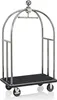 Carrello portabagagli, 112 x 61 x 186 cm, argento/nero Anteprima dell’immagine prodotto 1