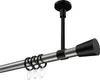 Interdeco Gardinenstange / Vorhangstange Edelstahl-Optik / Produktbild-Vorschau 1
