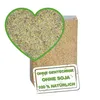 A bag of feed with a heart-shaped overlay showing a close-up of the feed. Produktbild-Vorschau