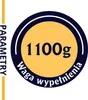 A circular graphic with text indicating weight and parameters. Podgląd zdjęcia produktu