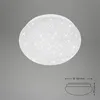 Briloner  Star LED Deckenlampe 4,5W Sternenhimmel Rund Weiß Produktbild-Vorschau 3