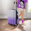 Sada 3 fialových/ružových kufrov 20"/24"/28" z tvrdého ABS Náhľad obrázku produktu 3