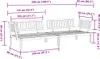 vidaXL Garten-Ecksofas aus Paletten 2 Stk. Massivholz Produktbild-Vorschau 5